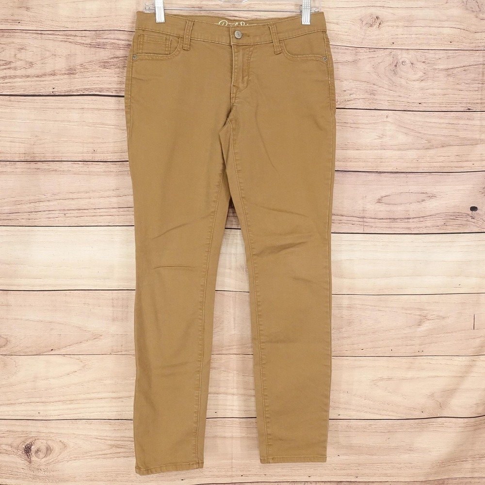 Old Navy Rockstar Skinny Jeans Womens 8 Regular Beige Wash Stretch 30x28 Denim